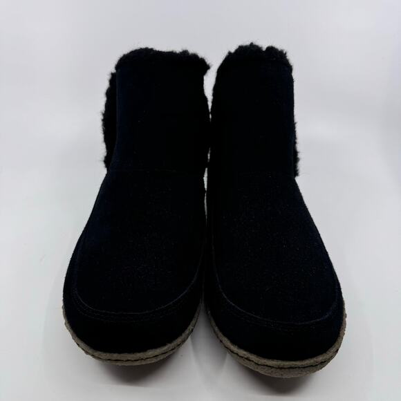 Sorel Nakiska Faux Fur Lined Bootie Boot Black Womens Size US 8.5 EU 39.5 UK 6.5 - Picture 3 of 9